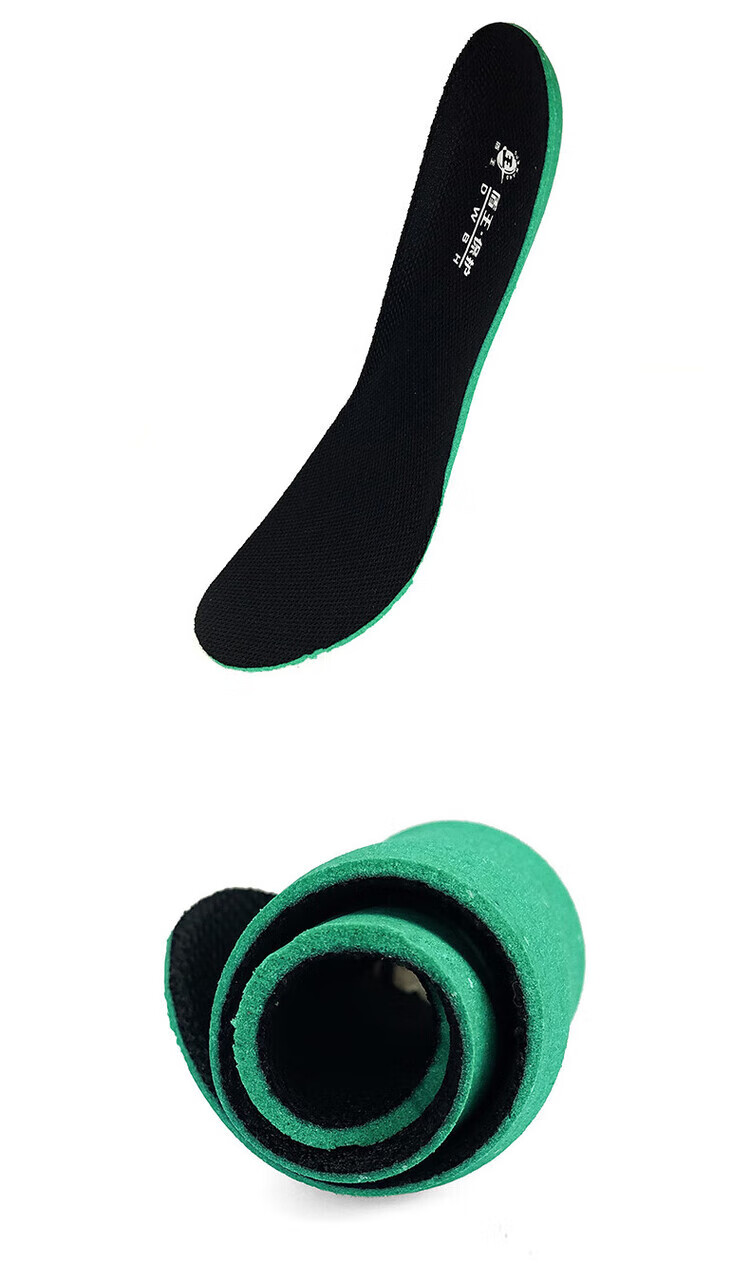 Dunwang D-31 Haiboli Anti-Static Work Safety Insoles 2 Pairs with Built-in Conductive Wire, Soft, Comfortable, Breathable, Shock-Absorbing, Sweat-Absorbing, Suitable for Construction Work and Long Sta 2
