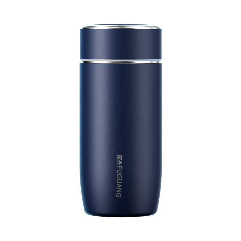 Fuguang Insulated Mug for Men, 316L Stainless Steel Water Bottle, Business Portable Car Cup, Tea Infuser Mug