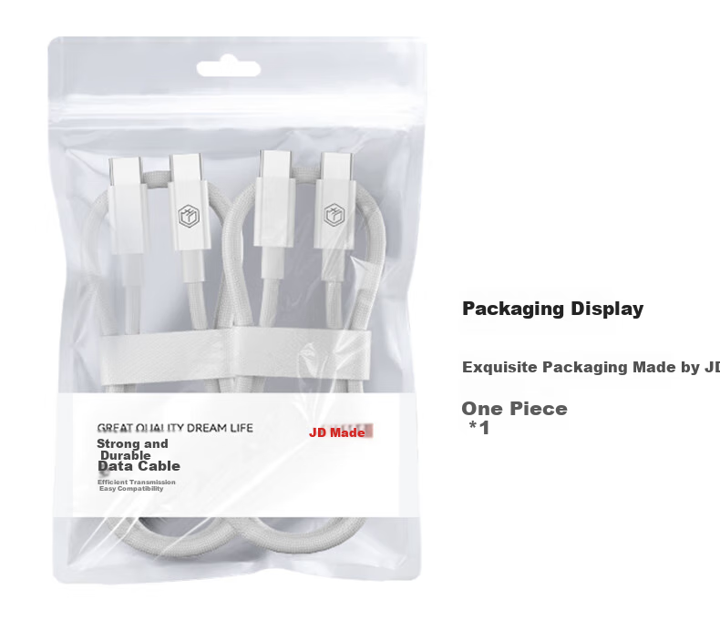 JD Original [Two-Pack] PD/AVS60W Fast Charging Compatible with Apple 18/17 Type-C Data Cable, Car Charger Suitable for IPhone, Android Phones, Tablets, Laptops, 1.5 Meters 15