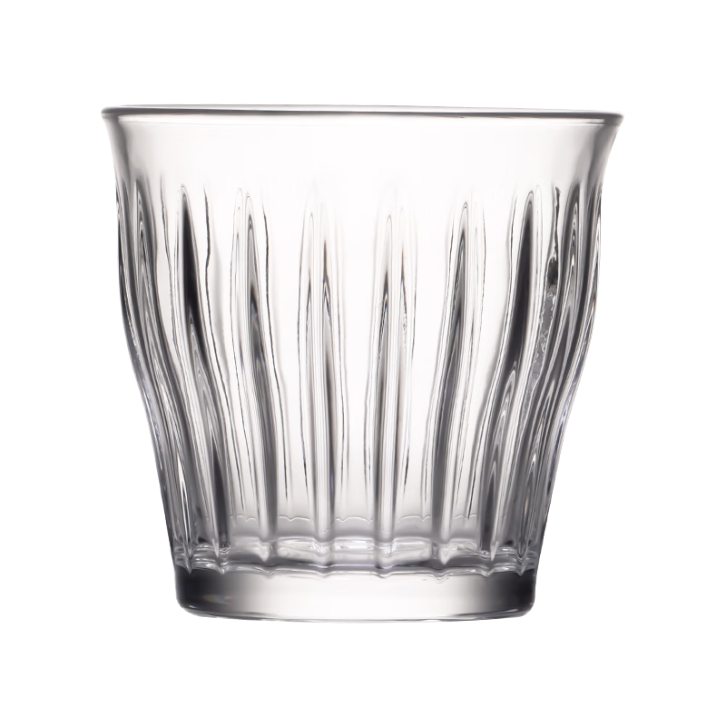 CLITON Glass Coffee Cups Set of 2 200ml Iced Americano Latte Espresso Finnish Coffee Cups