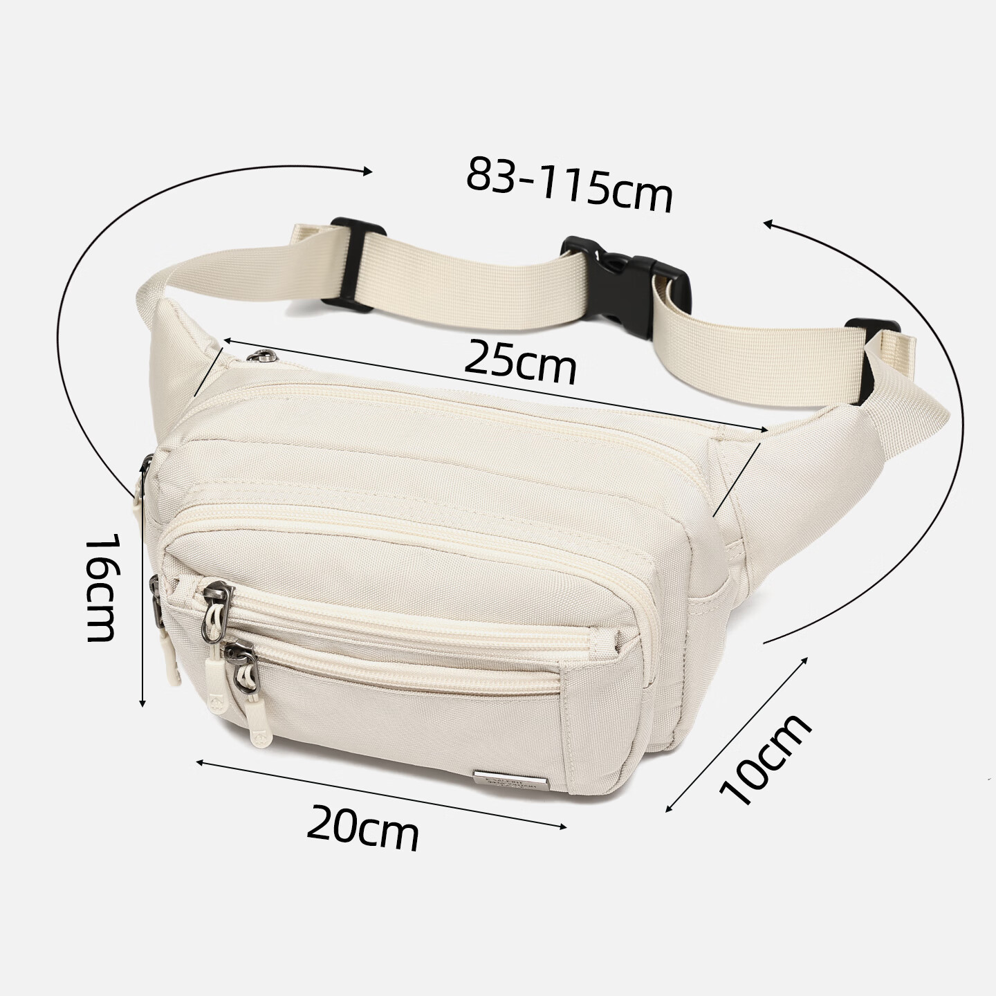 ALPINT MOUNTAIN Multifunctional Waist Pack, Outdoor Sports Casual Chest Bag, Crossbody Bag, Shoulder Bag, Multi-Compartment Running And Hiking Backpack