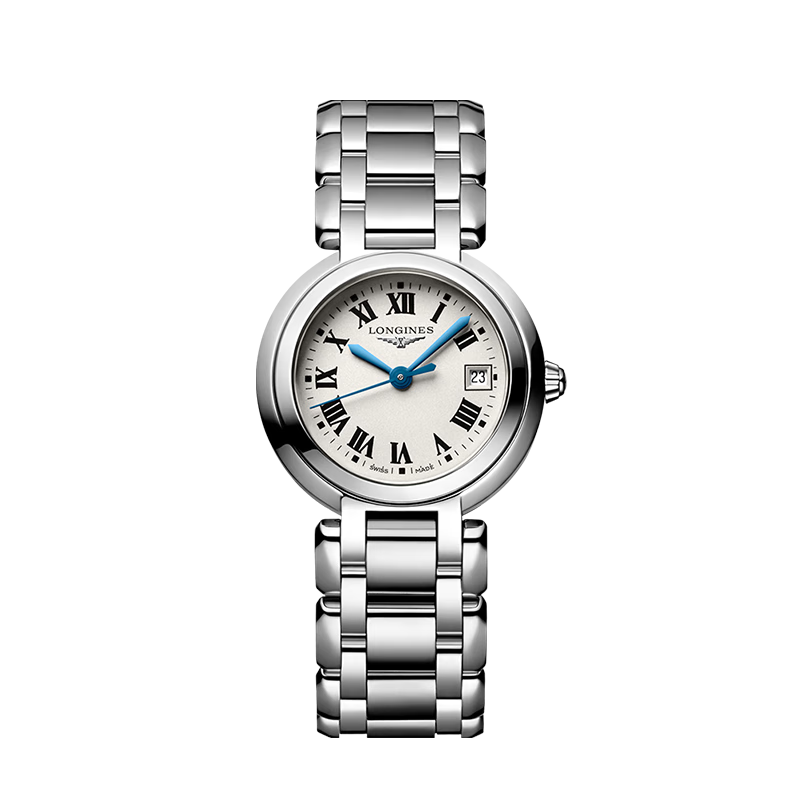 LONGINES Swiss Watch, Heart Moon Series, Women's Steel Strap Quartz Watch L81204716