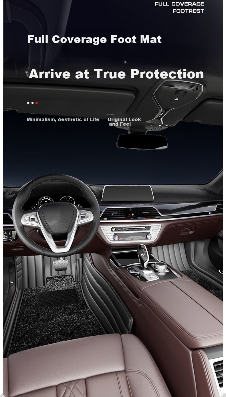 SIKEDI Car Floor Mats for Mercedes-Benz GLC300L, Full Coverage, Suitable for 2020-2022 Models of GLC260L 2