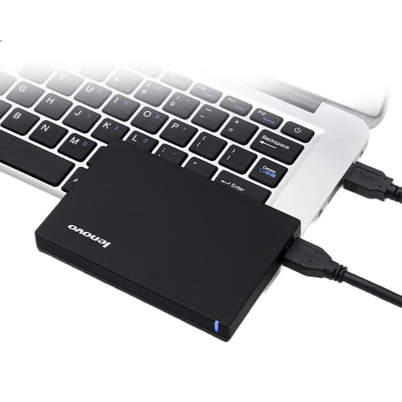 Портативный жесткий диск Lenovo F308, 2 ТБ, USB 3.0, 2.5 дюйма, черный