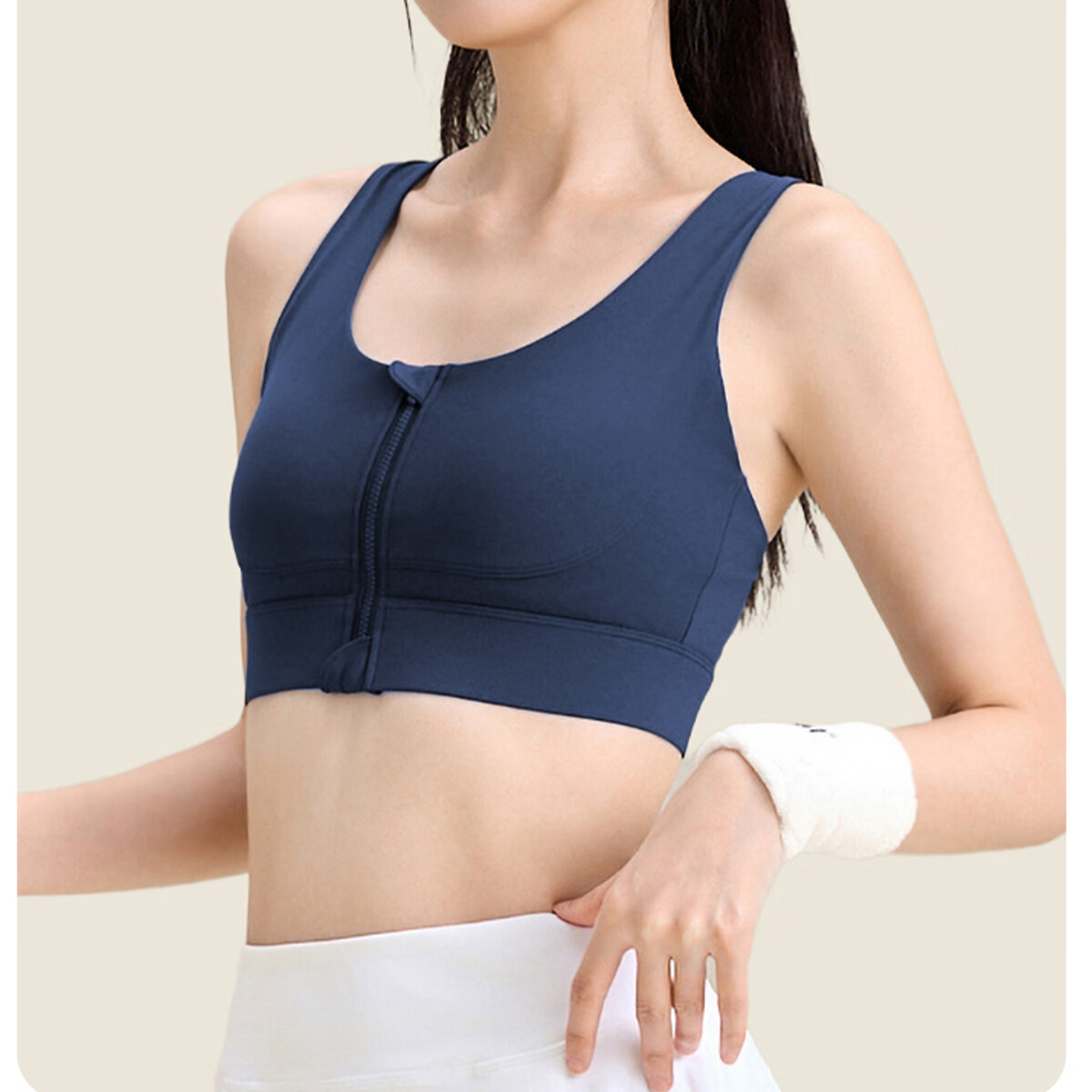 361° Sports Bra Shock Absorption High-Intensity Front Zipper Plus Size Yoga Bra Fitness Anti-Sagging Yoga Tank Top 26