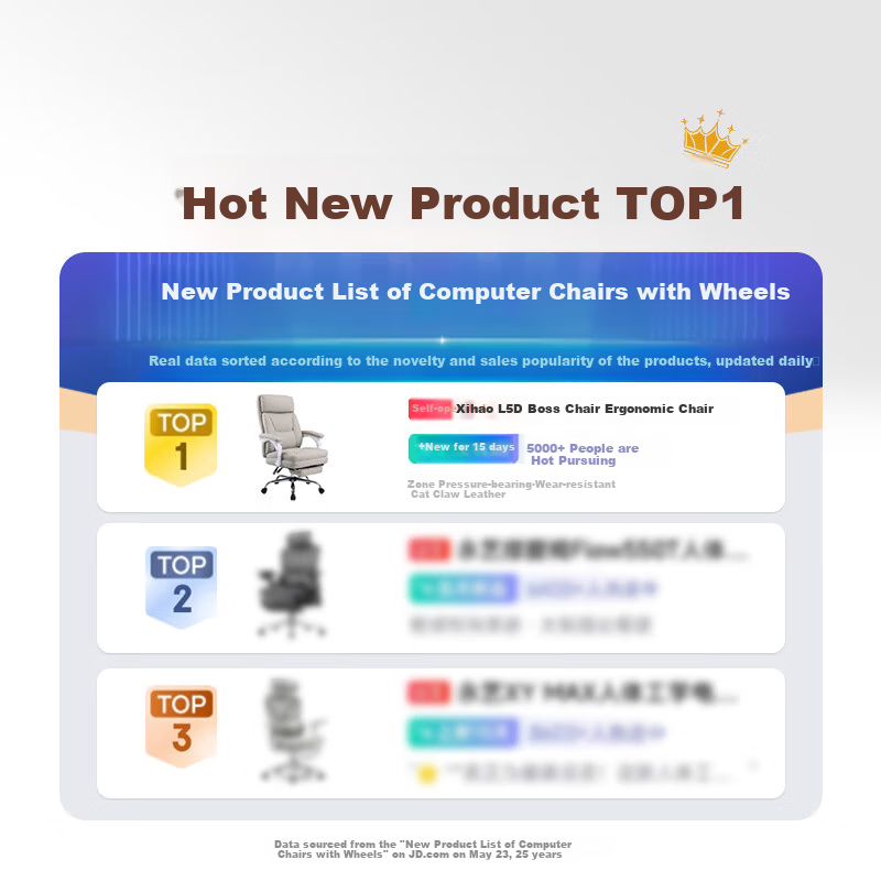 SIHOO L6DLite Executive Chair, Ergonomic Chair, CEO Chair, Comfortable for Long Sitting, Office Chair, Reclining Computer Chair