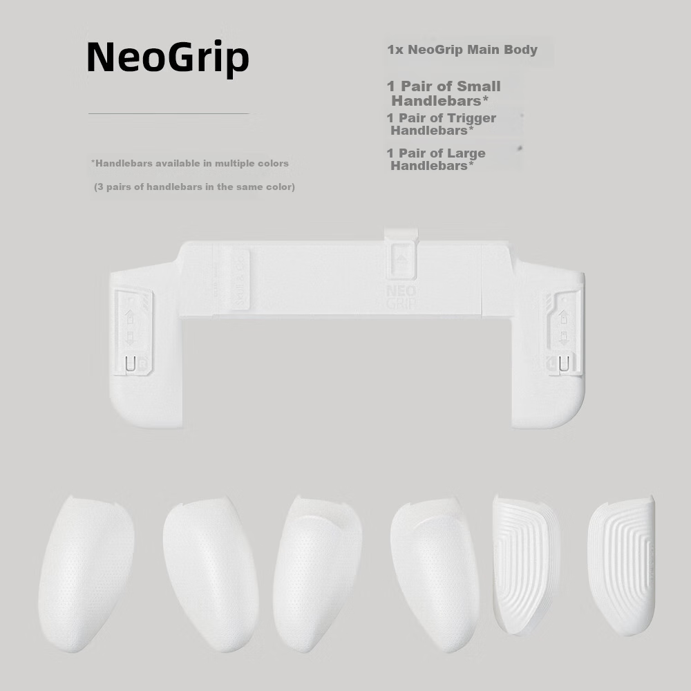 Skull & Co. Switch OLED Protective Case, Direct Plug-In Base without Blocking Stand, Compatible with NeoGrip Battery Life, White Single Item 8