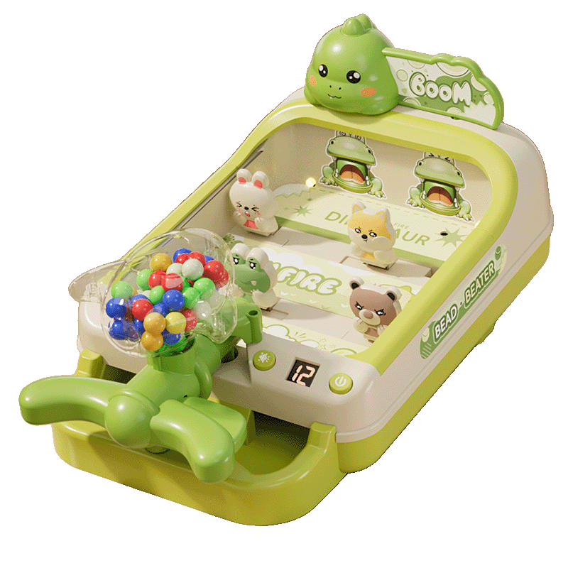 Anby Families Children's Desktop Dinosaur Shooting Toy, Large Marbles Machine, Board Game for Boys Aged 3-6 Birthday Gift