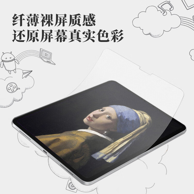 Защитная пленка PERFECTSIGHT Paper-Like для Apple iPad Mini 6 (7.9 дюймов), матовая, PET, для рисования и письма