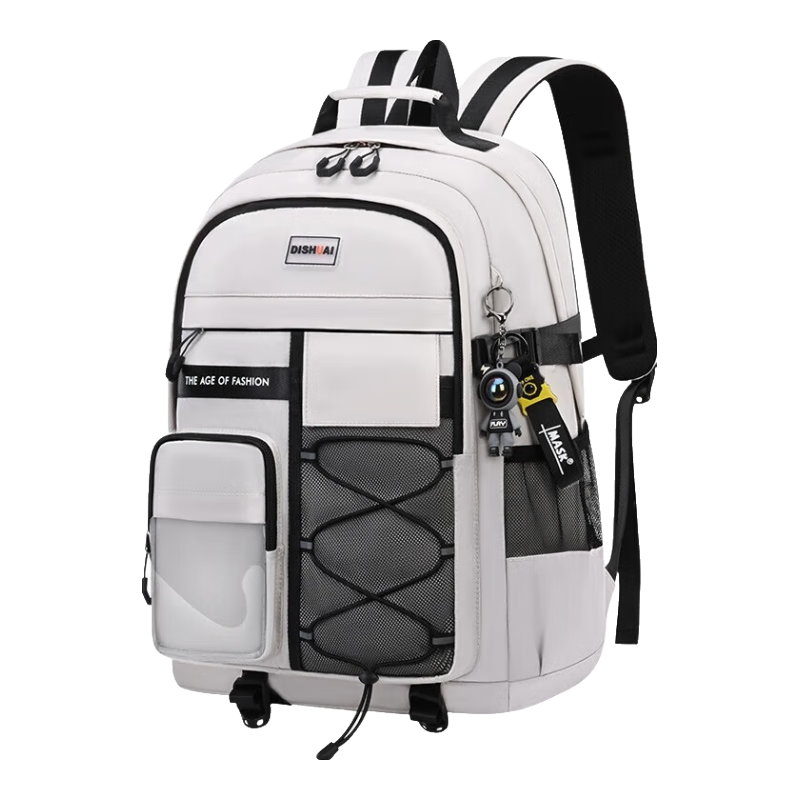 Dishuai Backpack for Middle School Boys, Large Capacity, Stylish, Lightweight, Suitable for Grades 4-6 And High School/College Students