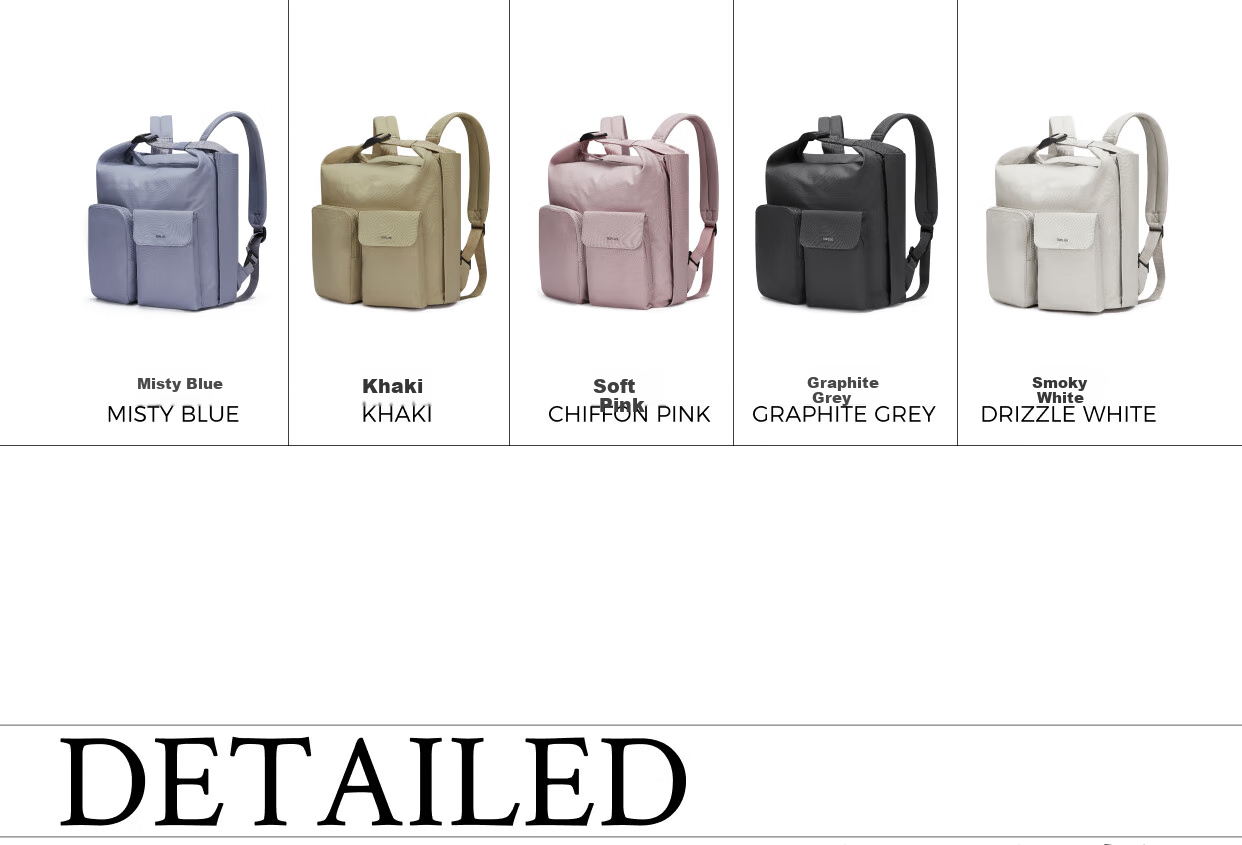 Tujia TUPLUS Comfortable Backpack, Large Capacity Travel Bag, Multifunctional Laptop Bag, Stylish Commuter Backpack, Light Mist Blue 28