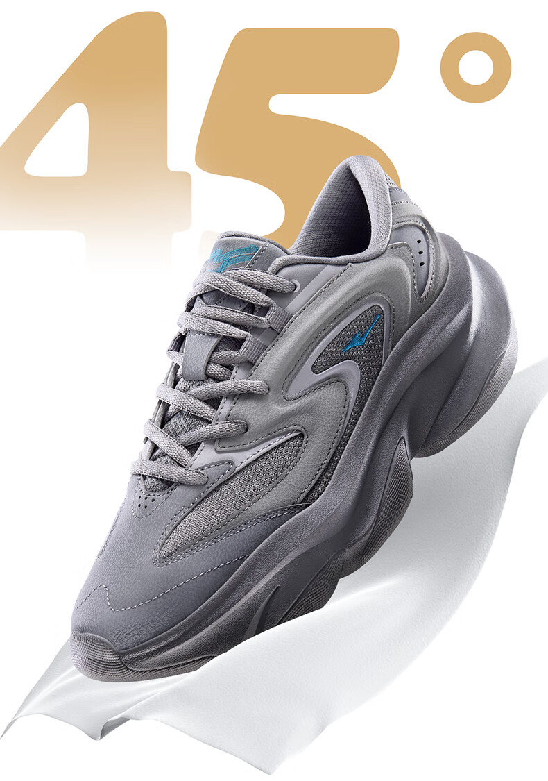 ERKE Men's Shoes, Spring New Dad Shoes, Thick-Soled Casual Shoes, Soft And Bouncy Sneakers, Comfortable Men's Footwear | Xiaoyou 2.0 3