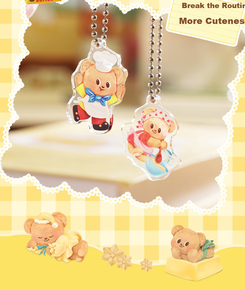 TOI Huiyichuan Puzzle Butter Bear, 32-Piece 3D Ornament, Handmade Toy, Birthday Gift, Bear in Honey Pot 6