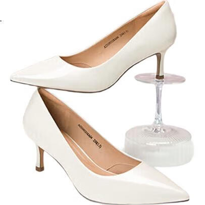 C.BANNER [Silent Series], Cloud-Like Soft Mouth Stiletto Fashion Pumps A23105318, Beige (Patina), Size 38