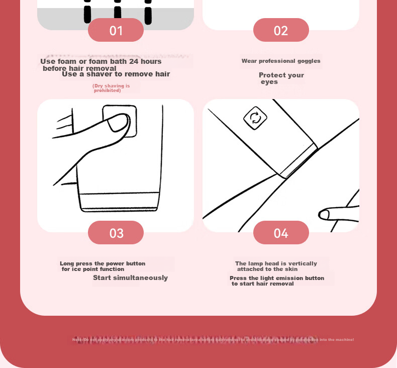 AUX Hair Removal Laser, Sapphire Ice Point, Painless Full-Body Underarm And Private Parts Home Shaver, Gift for Girlfriend Or Wife, Holiday Present, 1208 33