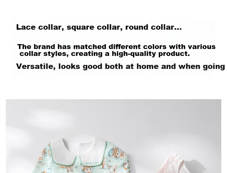 Beitaisi Children's Home Wear Set, Spring And Autumn Stylish New Design, Baby Pajamas, Pure Cotton Clothes, Class A Seamless, for Boys And Girls 19
