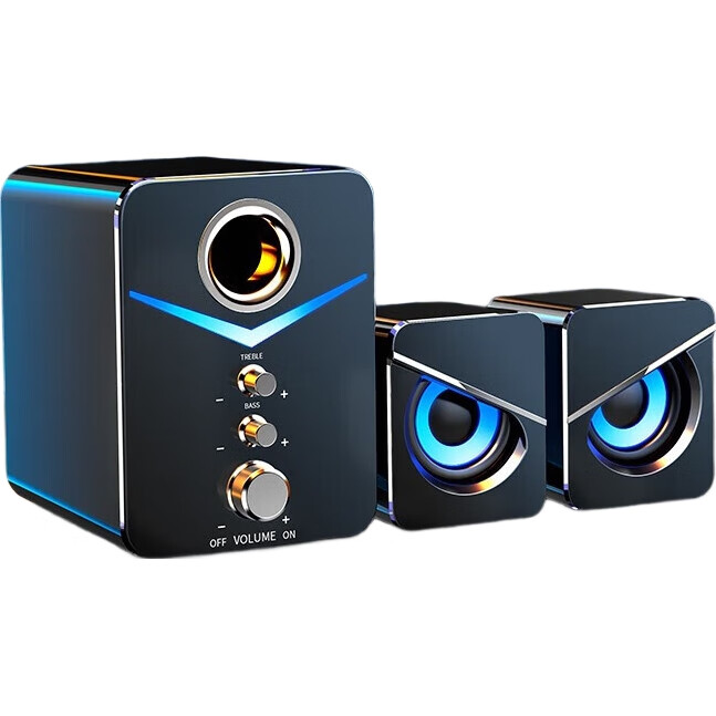 Компьютерная акустика SADA D-221 2.1 Bluetooth, USB, колонки для телефона, мультимедиа, домашние, настольные, мини-сабвуфер