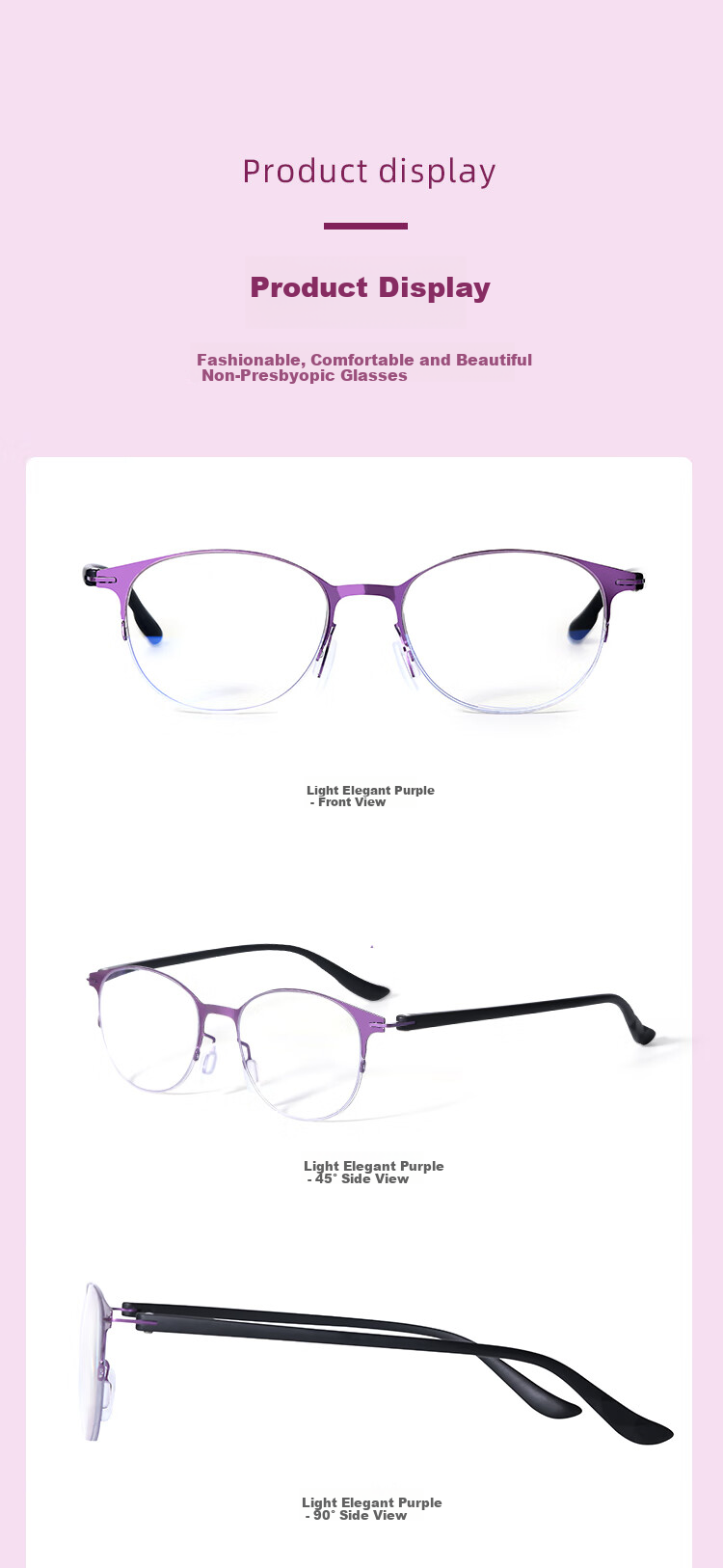 Mr.PuTian Anti-Blue Light Reading Glasses for Men And Women, High Definition Comfortable Presbyopic Glasses 250 Degrees (60 Years - 64 Years) 8
