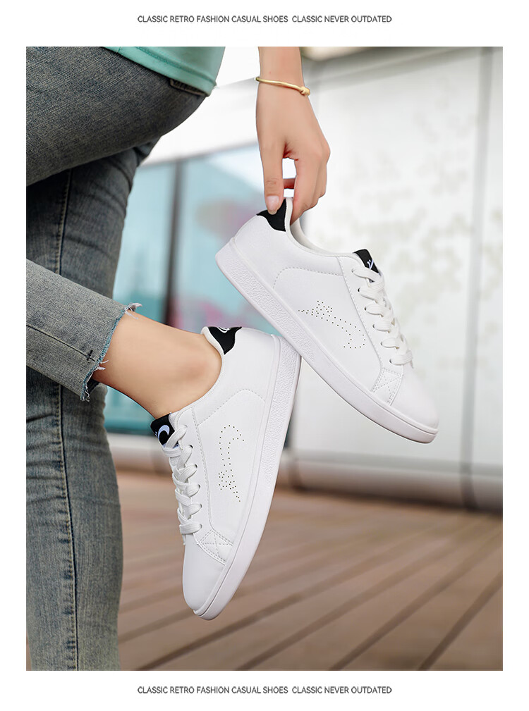 Guirenniao Canvas Shoes, Couple's Casual Shoes, Summer Women's Shoes, Versatile Sports Sneakers, White Men's Shoes, White/red, Women's Size 38 12