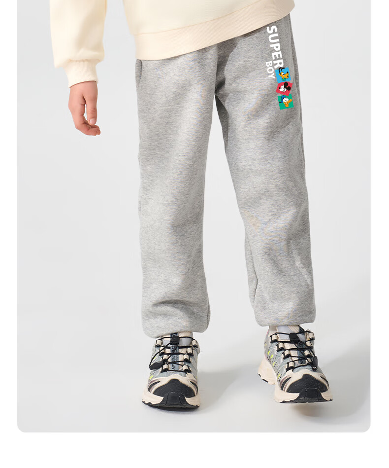 Disney Spring and Autumn Children's Sweatpants School Style Boys Girls Casual Youth Pants Big Kids Sports Long Pants 6
