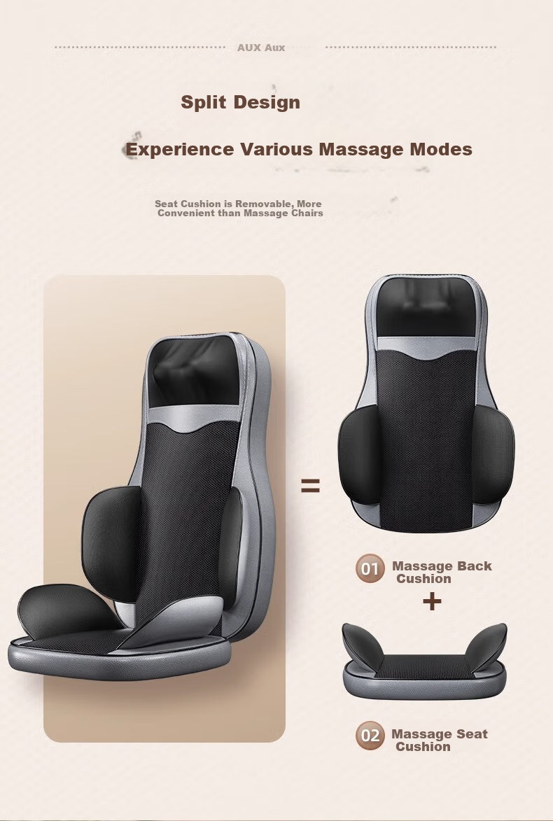 AUX Massage Cushion Pillow K48-1 Gift Box Edition, Cervical Spine Massager, Shoulder And Waist Back Massager, Kneading And Squeezing Massage Device, Mid-Autumn Festival Gift 11