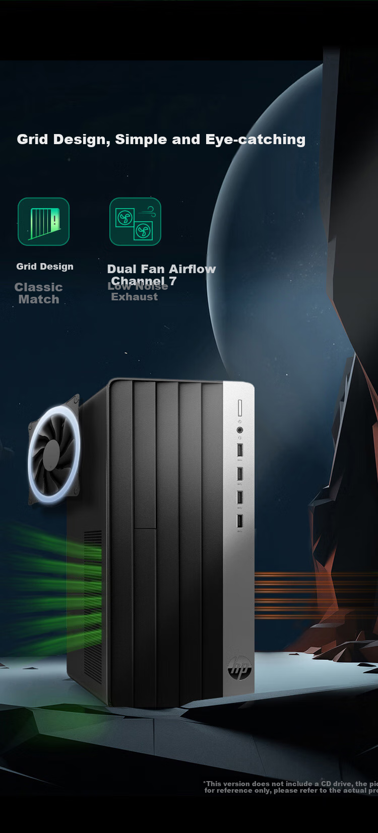 HP Zhan99 High-Performance Desktop Computer (14th Gen I5-14500, 16GB RAM, 1TB Storage, RTX3050 Graphics Card, 500W Power Supply) AI Design Workstation Delta Subsidies 5
