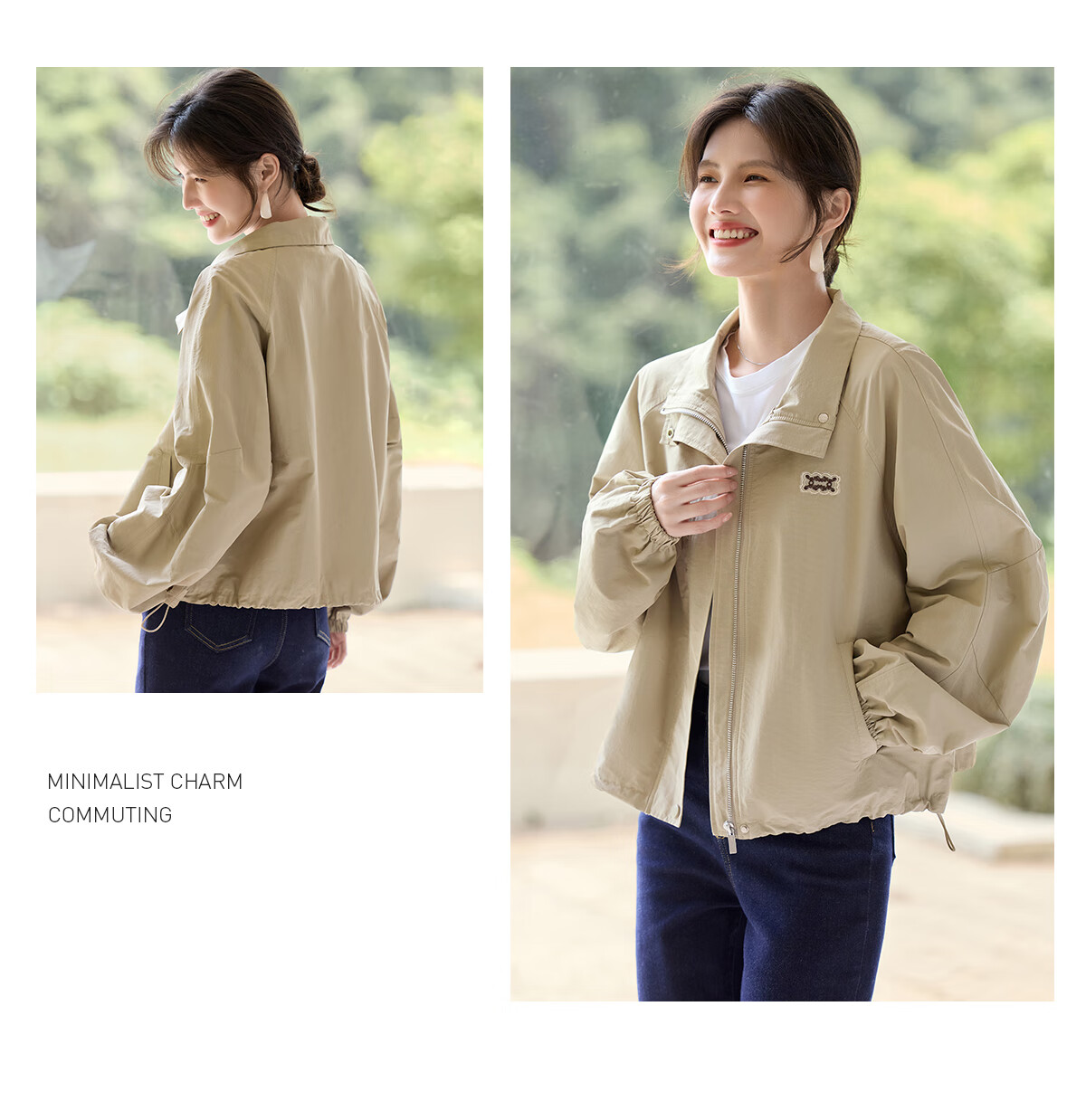 She Enjoy Casual Jacket Women Lazy Style Cardigan Loose Versatile Short Coat Top T53D016 2