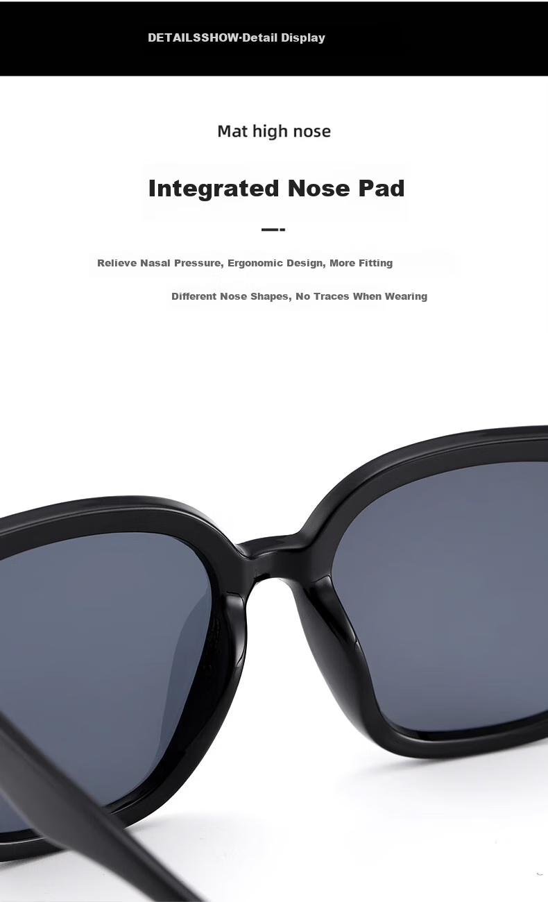 Boshide Sunglasses, Polarized Sunglasses, High-Definition UV Protection for Men And Women, Black Frame with Gray Lenses 9