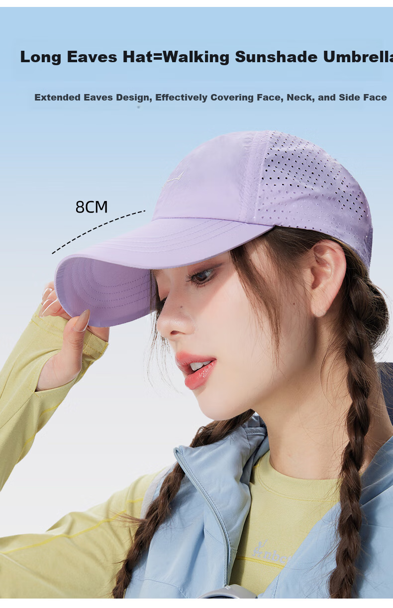 CACUSS Summer Breathable Mesh Baseball Cap for Women Outdoor Lightweight Sun Hat Fashionable Pink 3