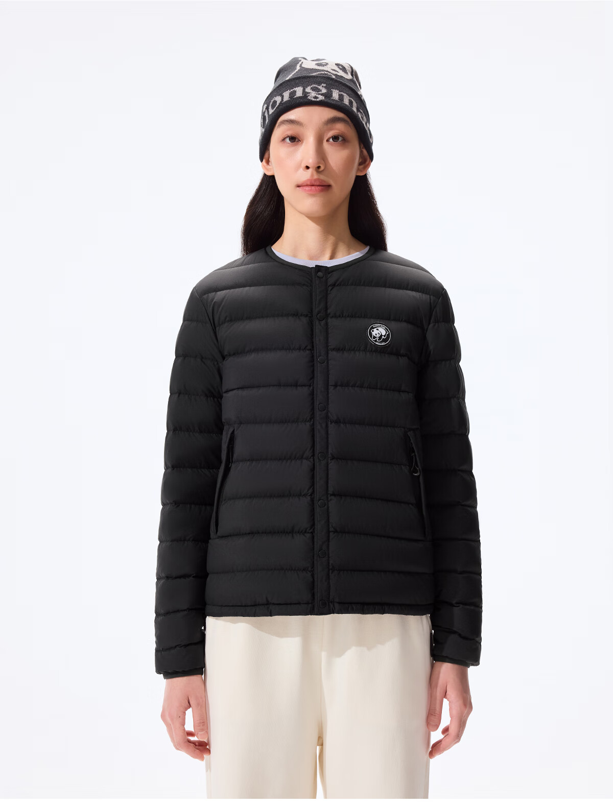 Panda Camel Series Lightweight Down Jacket Unisex 90% Duck Down Winter New Inner Layer Thin Coat 7251, M 13