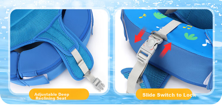 Swimbobo Baby Swimming Ring 0-24 Months Infant Swim Float Newborn Inflatable-Free Reclining Ring K7961 18