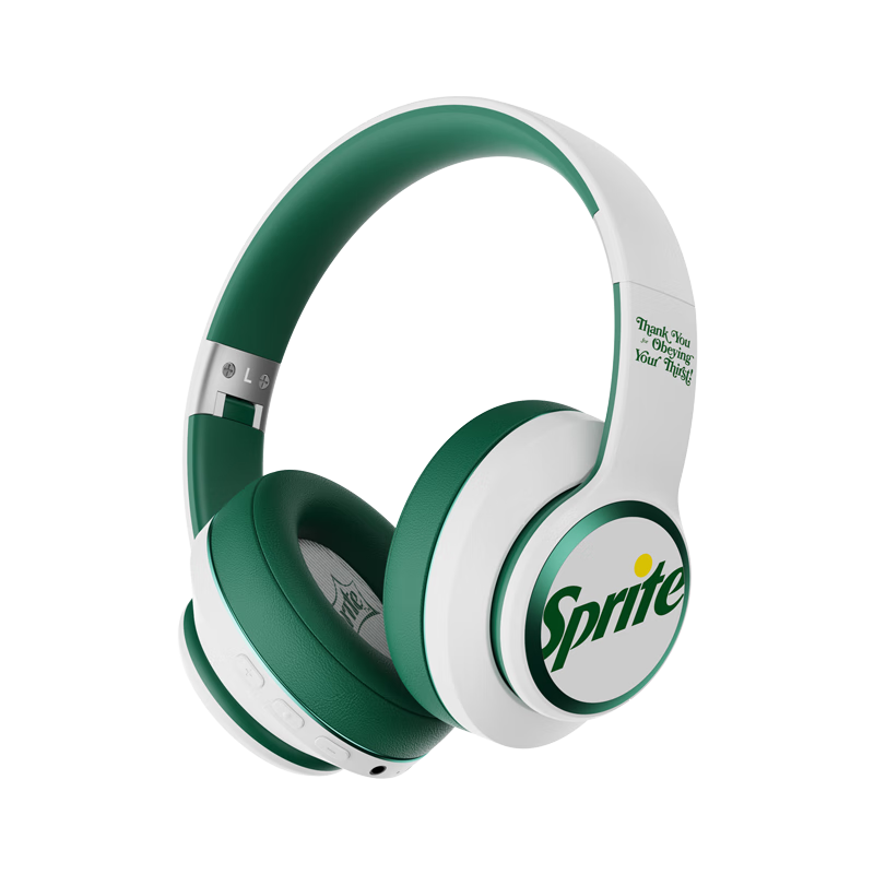 Coca-Cola Sprite T05 Headphones, Wireless Bluetooth Earphones for Gaming, Sports, Running, Music, Long Battery Life, Deep Bass Sound, Latest Model 2026, Gift for Men And Women Students