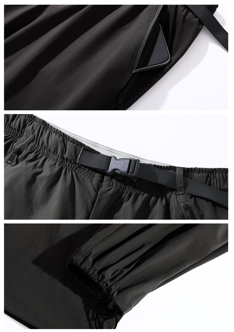 Baleno Cooling Straight-Leg Cargo Pants 2026 Summer Outdoor Sports Skin-Friendly Breathable High-Elastic Wide-Leg Pants 16