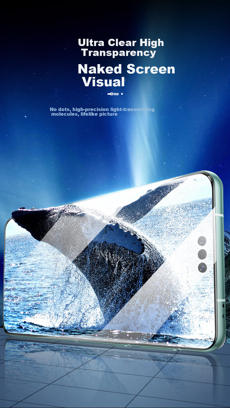 ESR Tempered Glass Screen Protector for Huawei Mate60Pro Pro+, Full Adhesive Phone Film, RS High-Definition Full-Screen Coverage, Shatterproof, Anti-Fingerprint Front Film, Quick Installation, Full Coverage Protective Film 8