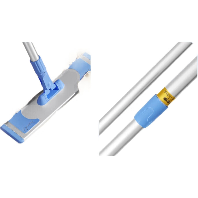 Швабра MARYYA electrostatic dust mop, 35см, алюминиевый сплав, плоская тряпка, влажные и сухие салфетки, 4 упаковки