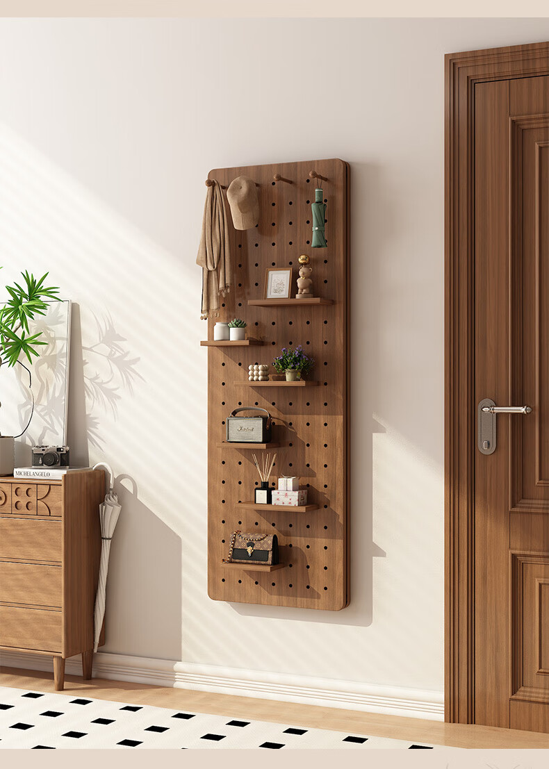 Yamile Hollow Board Dressing Mirror Hidden Solid Wood Core Sliding Full-Length Wall-Mounted Entryway Concealed Mirror 8