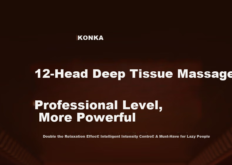 KONKA [Mid-Autumn Festival Gift] Twelve-Head Fully Automatic Massage Gun with Fascia, Full Body Massager, Leg Massager, Cervical And Calf Muscle Massager, Waist Massager, Multi-Head Neck And Fascia Device for Girlfriend 1