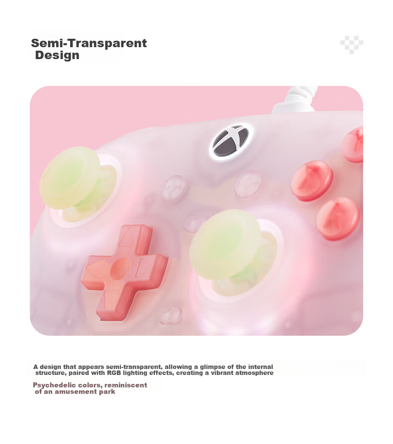 8BitDo Orion Mini Controller Xbox Version Gamepad with Hall Effect Joysticks Wired PC Steam Xbox Platform for Silk Song Black Myth: Wukong Monster Hunter 7