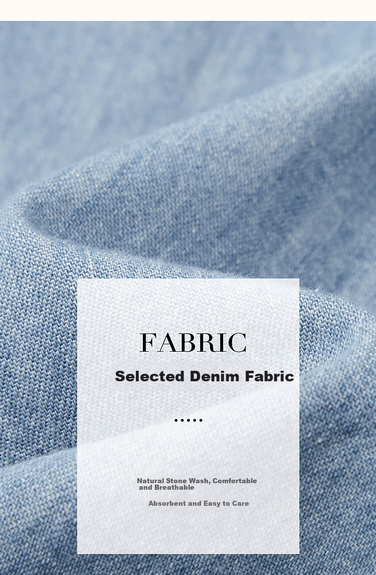 Dme [Gentle Healing] Summer Korean-Style Elastic One-Shoulder Round Neck Convertible Shirt, Slimming Denim Blouse Women's Top 6