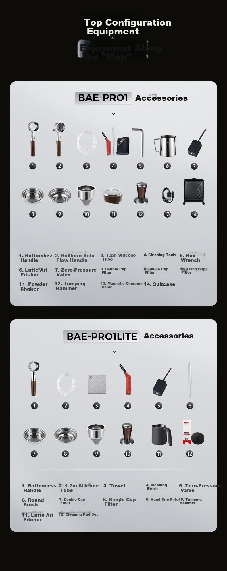 Barsetto PRO1lite Titan Transformer Coffee Machine Large Screen Touch Control Multifunction Menu Semi-Automatic Italian Grinder All-in-One Off-White New Year Gift 14