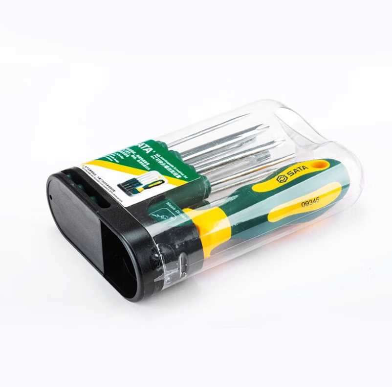 SATA 10pcs Interchangeable Head Screwdriver Set 09345 3