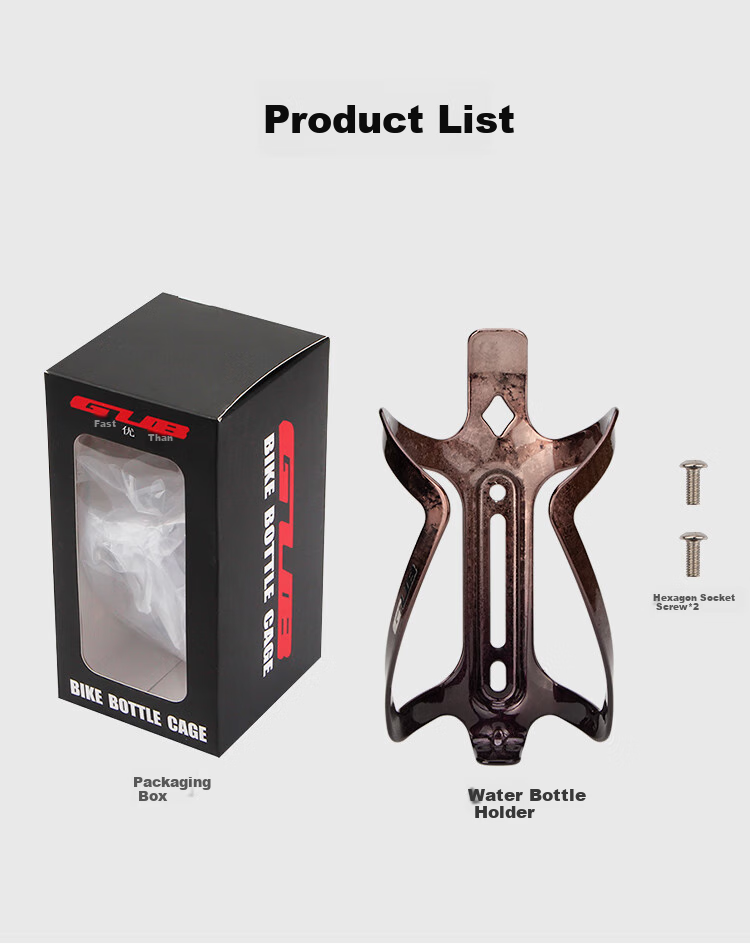 GUB Bicycle Cycling Water Bottle Holder, Aluminum Alloy Road Mountain Bike Water Cup Holder, Mineral Water And Beverage Holder Accessory 12