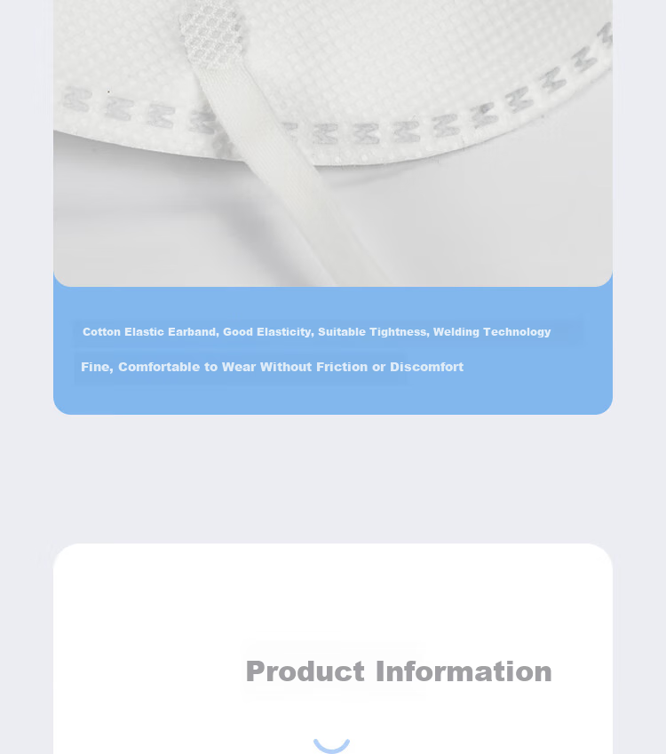 Shunxuan KN95 Dust Mask, Heavy-Duty Dust Industrial Mask for Smog, PM2.5, Influenza A, Anti-Splash, Bacteria, Ear-Loop without Valve S9501, 50 Pieces/box 14