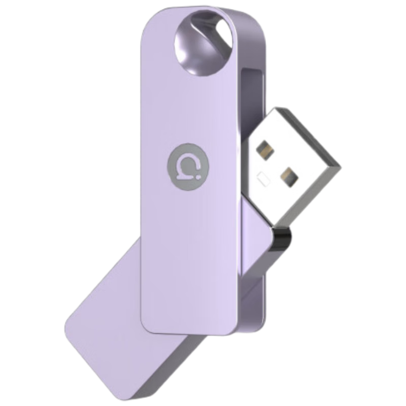 ASUS a-Disk 64GB USB3.2Gen 1 Metal Rotating Flash Drive Stylish Durable Iris Purple Business Essential for Study Office Bidding Computer General Use U300 Series