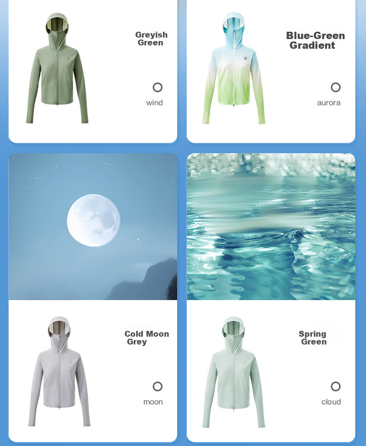 BOSIDENG Summer National Standard Sun Protection Jacket for Women, Short Style, UV-Resistant, Breathable, Slim-Fit, Lightweight Coat, UPF100 12
