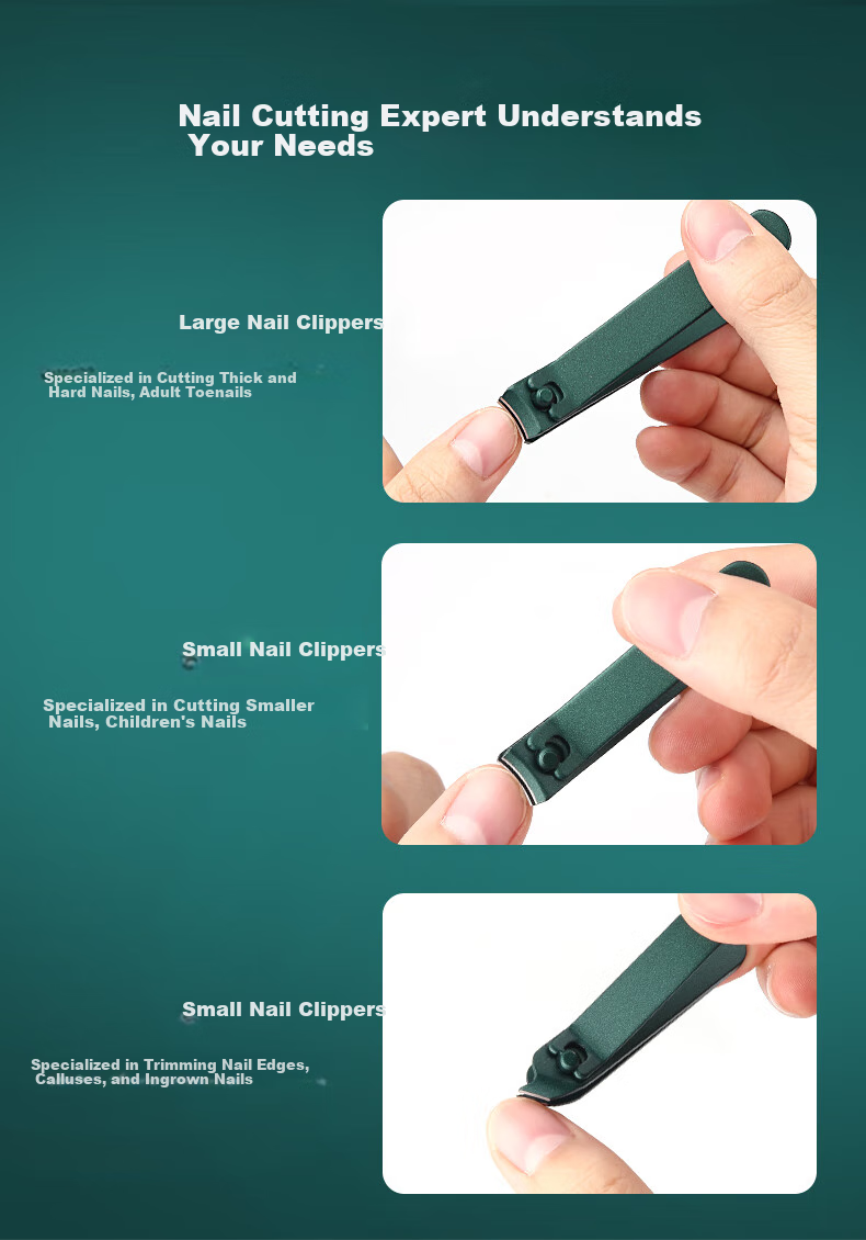 PAIE Nail Clipper Set, Home-Use High-Quality Nail Clippers, Portable Nail Clipper Kit for Men And Wome 5