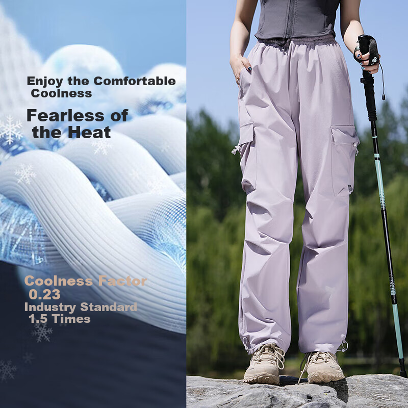 SCALER Quick-Dry Pants for Men And Women, Outdoor Hiking Trousers, Stretchy Casual Sports Cargo Climbing Pants F3516D01