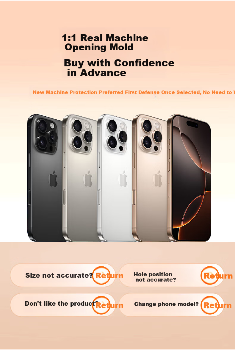 DIVI [Dust-Free Installation] Tempered Glass Screen Protector for IPhone 16 Pro, Full Coverage Anti-Drop Anti-Fingerprint Smooth Touch Feel Dust-Free No Black Edge 1 Piece 1