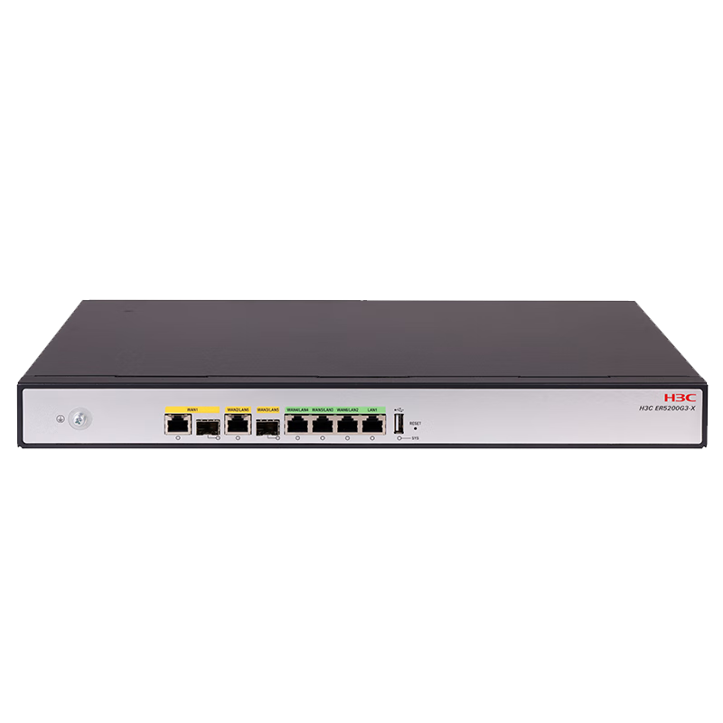 H3C ER5200G3-X Multi-WAN/1*SFP+4LAN Gigabit Enterprise-Grade Wired Router, Supports 300-400 Devices, Multi-Operator Access/gigabit Bandwidth