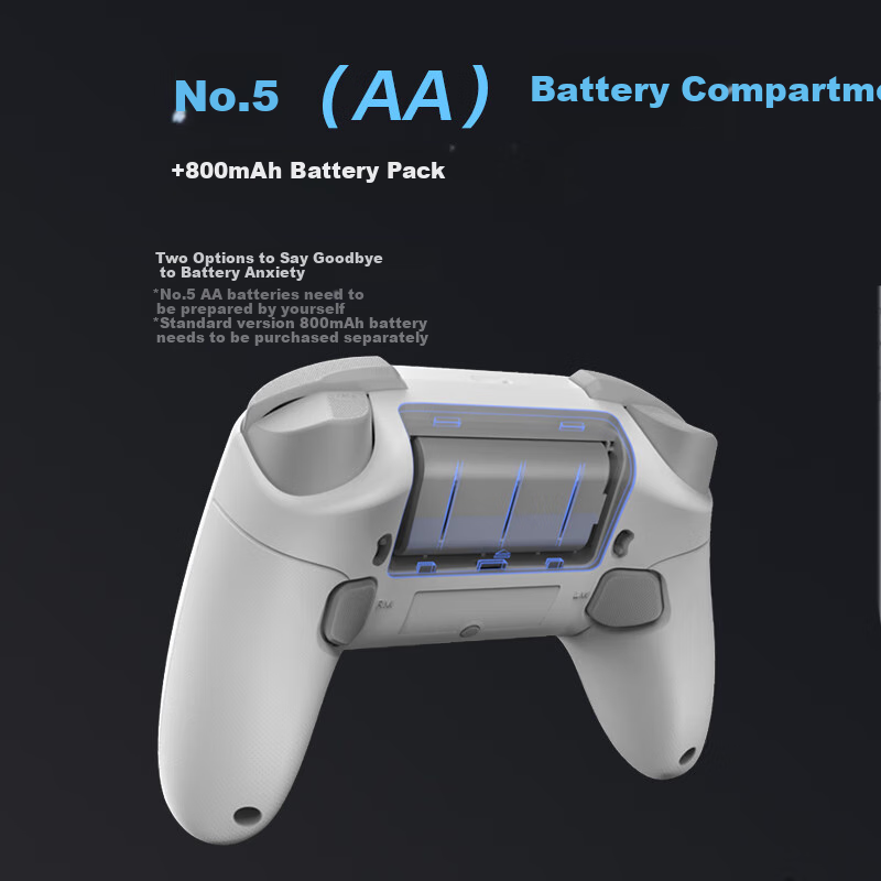Zhidong Yingyi Ypro Wireless Game Controller, Hall Effect Joystick, Replaceable Mechanical Buttons, Compatible with Switch/switch2, PC, Mobile Phones, Motion Sensing NS, [White]